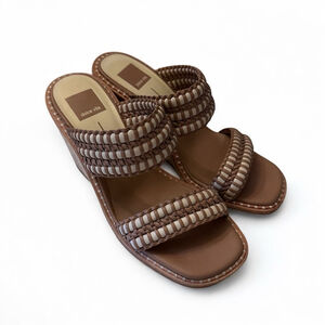 Dolce Vita Brown Wedges Sandals Women's Size 9